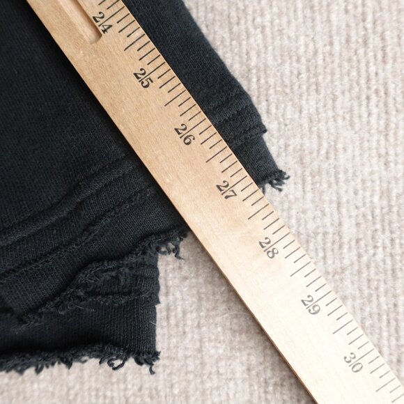 CH. Mens Sweater Large Black Solid 100% Cotton Chapter Hoodie NEW Streetwear - Picture 11 of 11